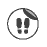 フロア誘導シール