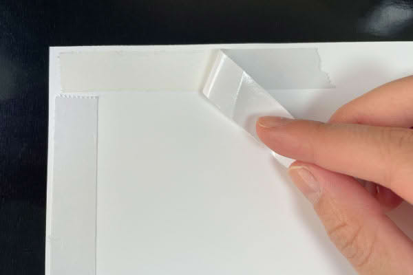 両面テープ固定