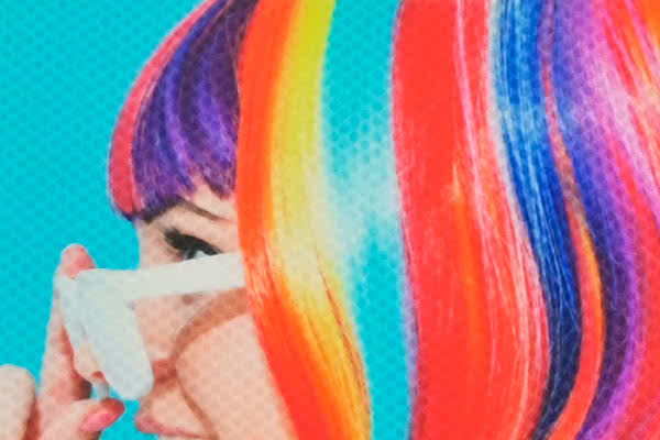 ドット粘着シート(半透明)