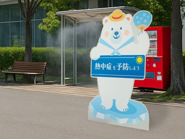 屋外対応<br>等身大パネル