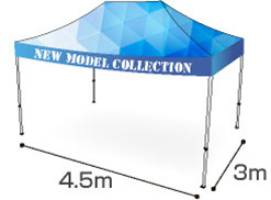 プリントテント 3m×4.5m