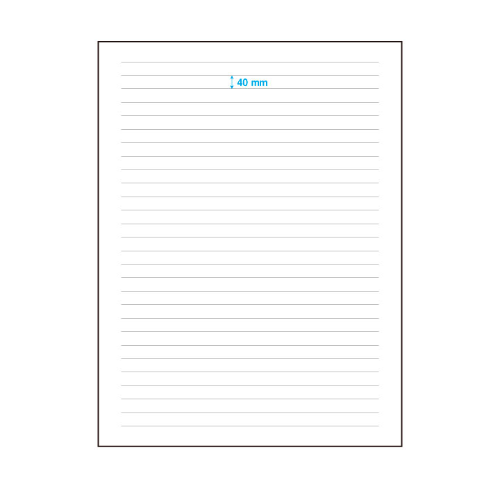 罫線実線 シールタイプ