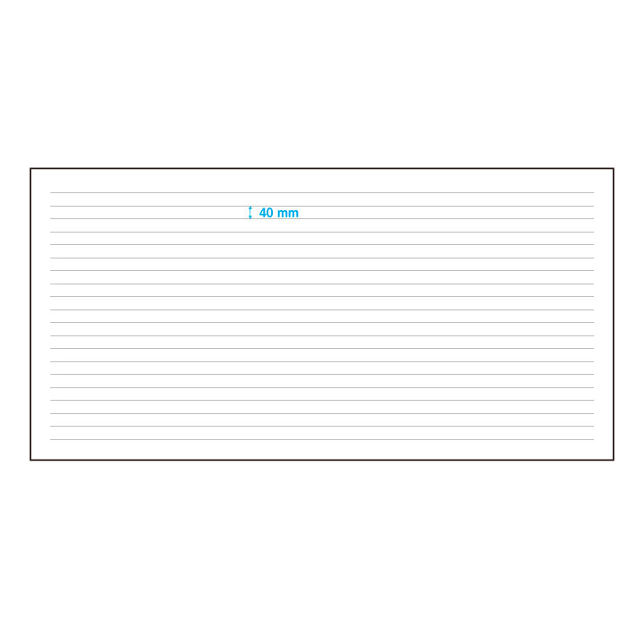 罫線実線 シールタイプ