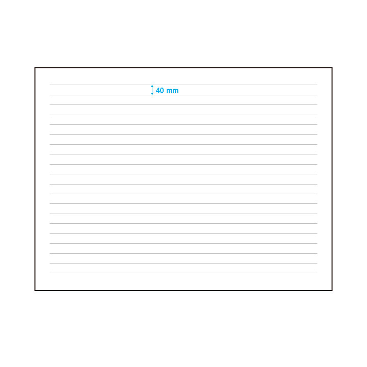 罫線実線 シールタイプ