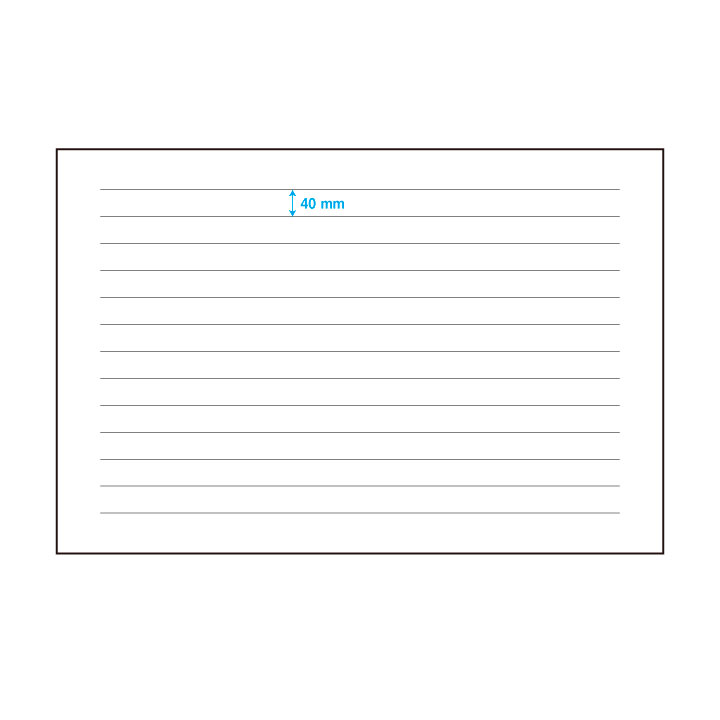 罫線実線 シールタイプ