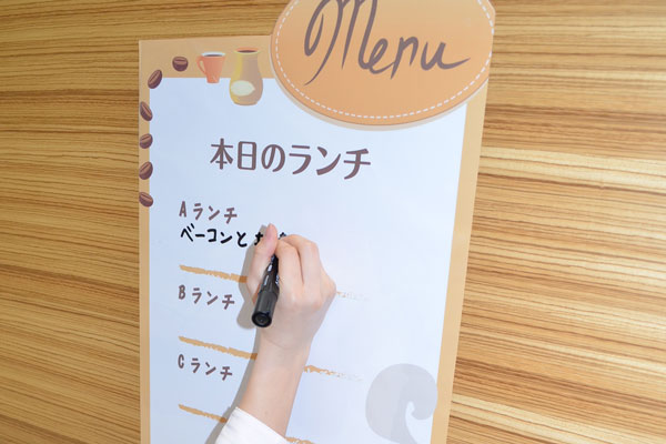 オリジナル製作ホワイトボードシートの拡大写真